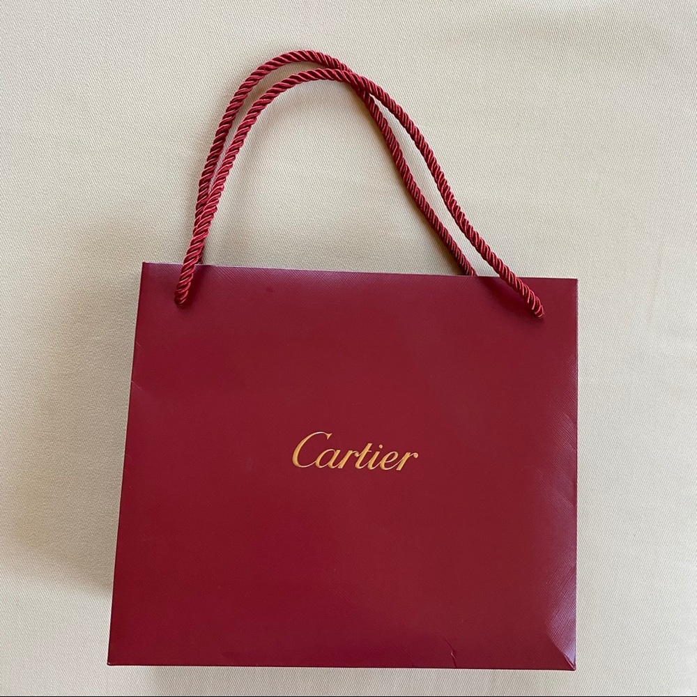 cartier shopping bag